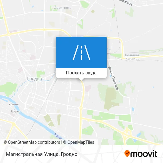 Карта Магистральная Улица