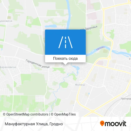 Карта Мануфактурная Улица