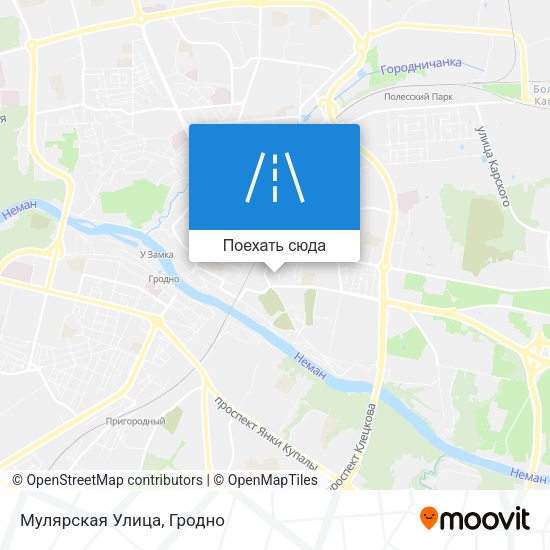 Карта Мулярская Улица