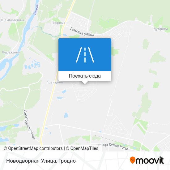 Карта Новодворная Улица