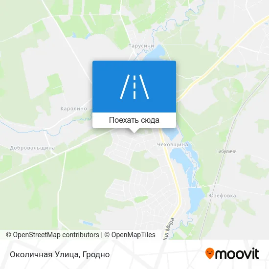 Карта Околичная Улица