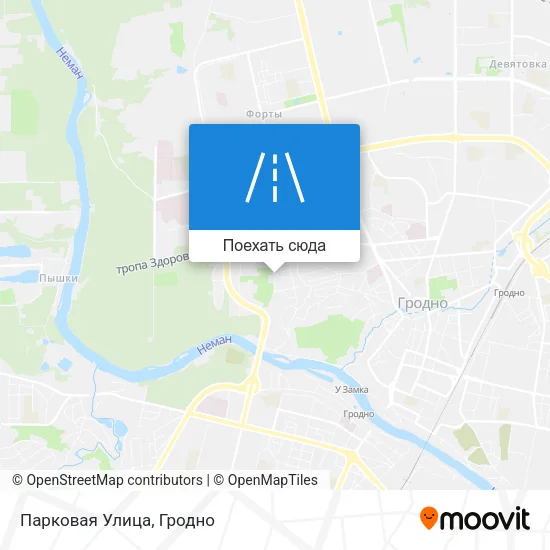 Карта Парковая Улица