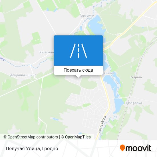 Карта Певучая Улица