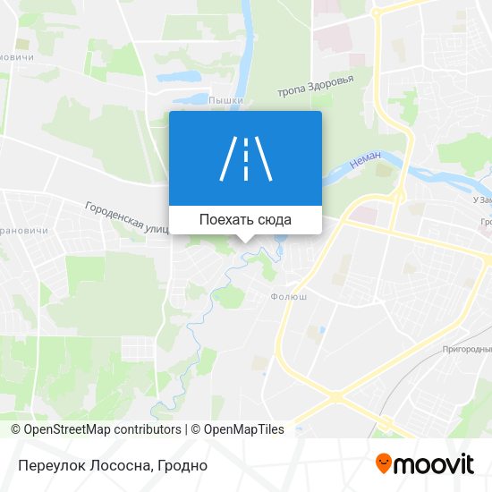 Карта Переулок Лососна