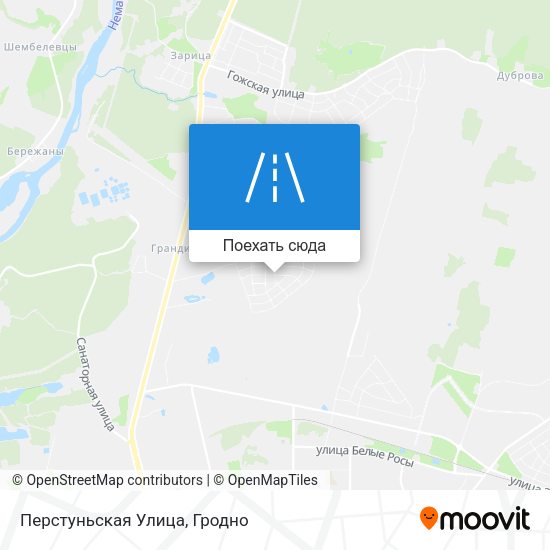 Карта Перстуньская Улица