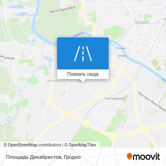 Карта Площадь Декабристов
