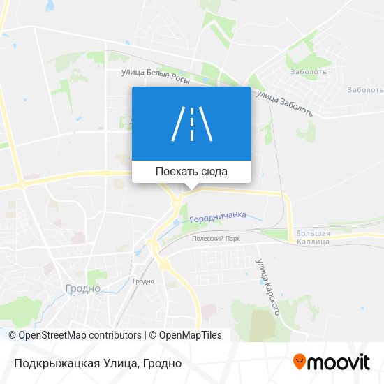 Карта Подкрыжацкая Улица