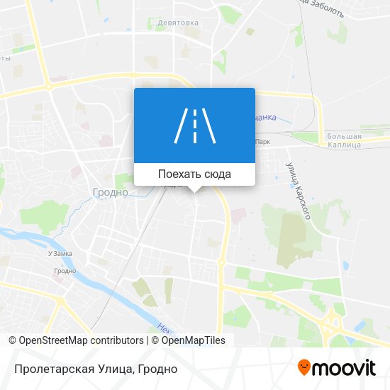 Карта Пролетарская Улица