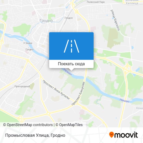 Карта Промысловая Улица