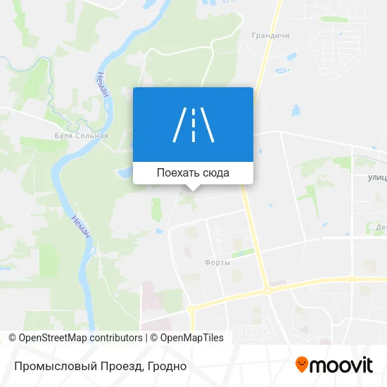Карта Промысловый Проезд