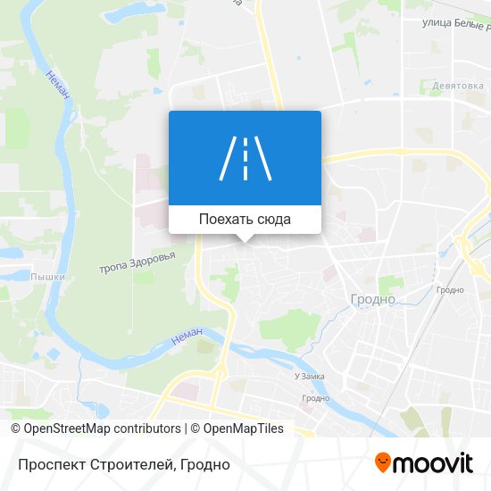 Карта Проспект Строителей