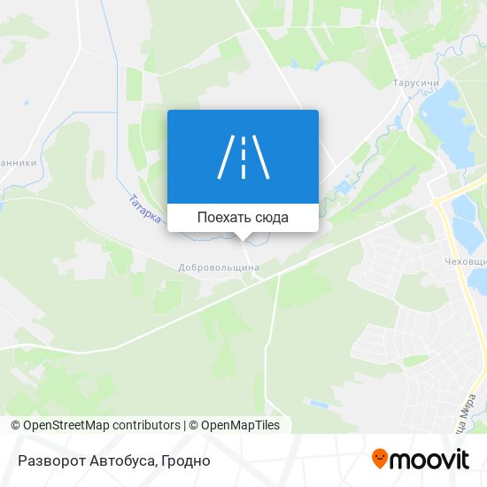 Карта Разворот Автобуса