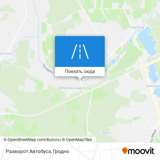 Карта Разворот Автобуса