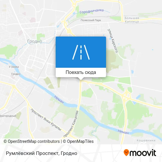 Карта Румлёвский Проспект