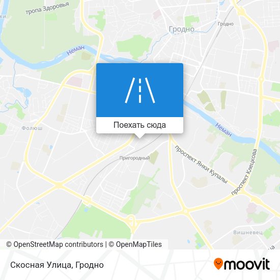 Карта Скосная Улица