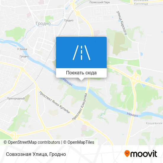 Карта Совхозная Улица