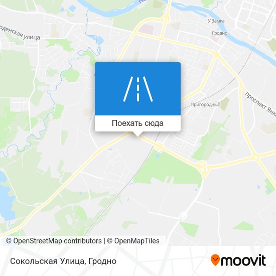 Карта Сокольская Улица
