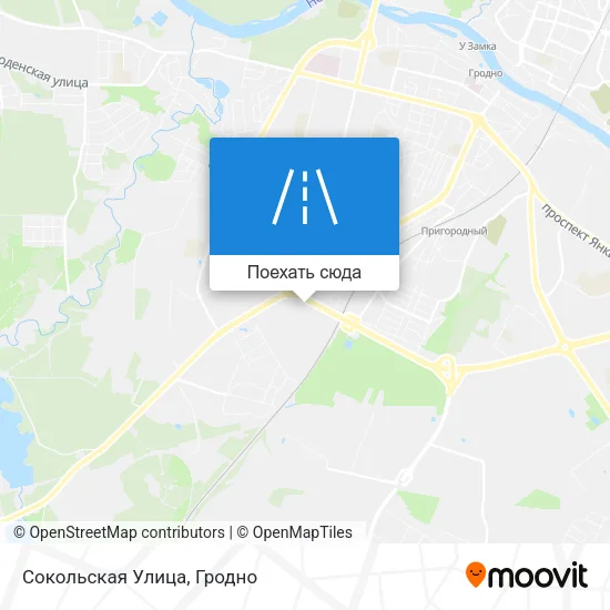 Карта Сокольская Улица