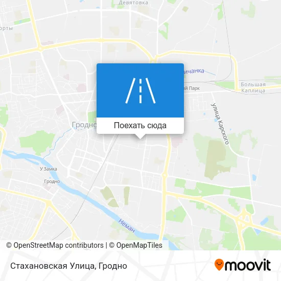 Карта Стахановская Улица