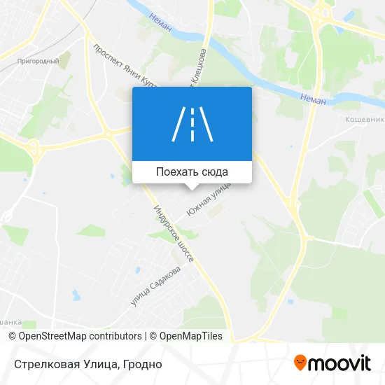 Карта Стрелковая Улица