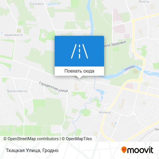 Карта Ткацкая Улица