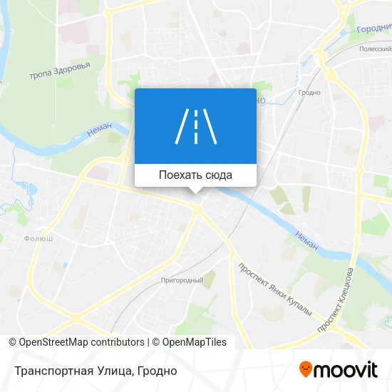 Карта Транспортная Улица