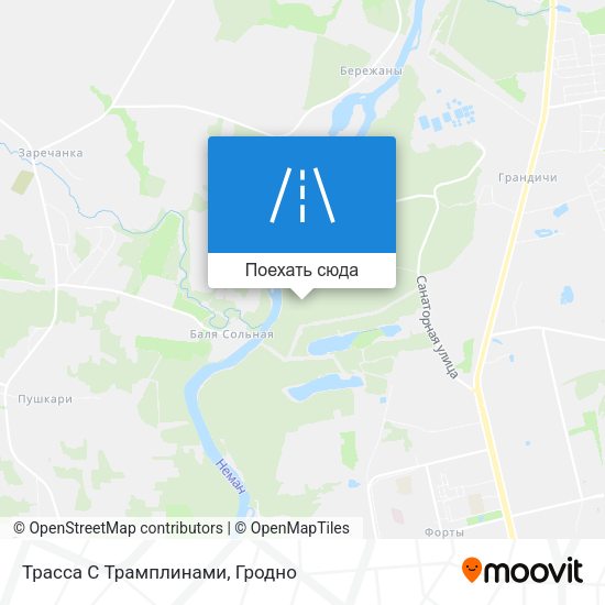 Карта Трасса С Трамплинами