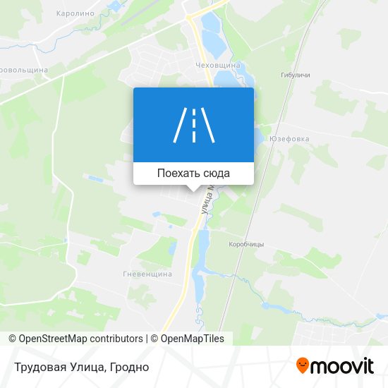 Карта Трудовая Улица