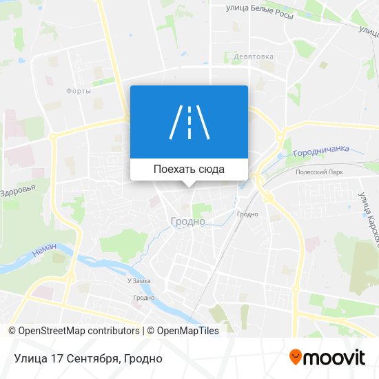 Карта Улица 17 Сентября