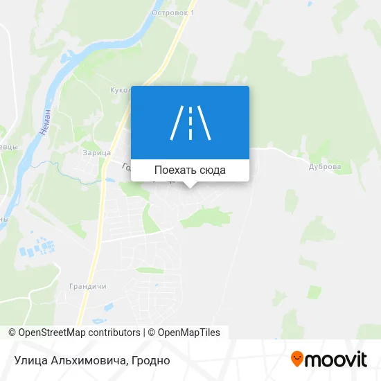 Карта Улица Альхимовича