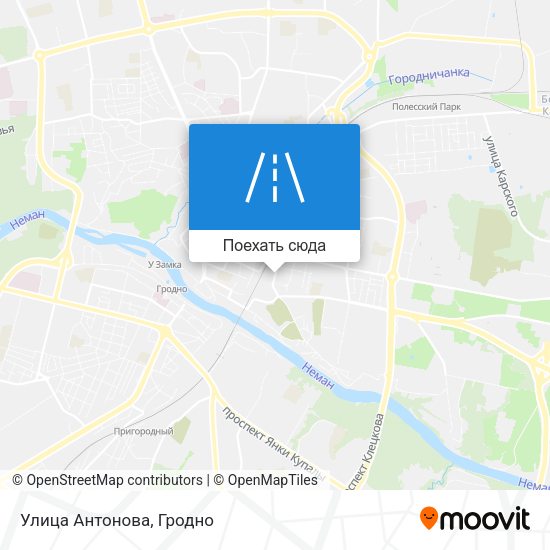 Карта Улица Антонова