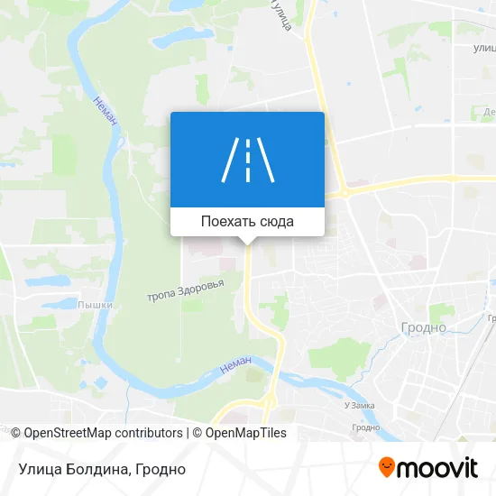 Карта Улица Болдина