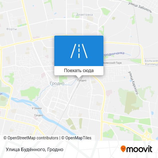 Карта Улица Будённого