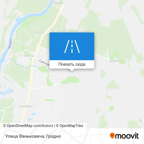 Карта Улица Ваньковича