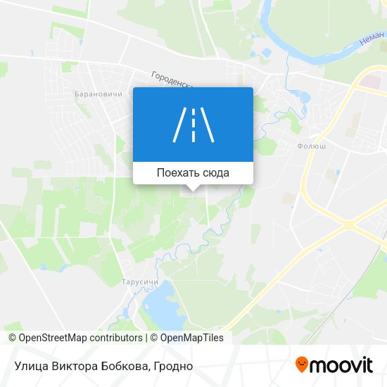 Карта Улица Виктора Бобкова