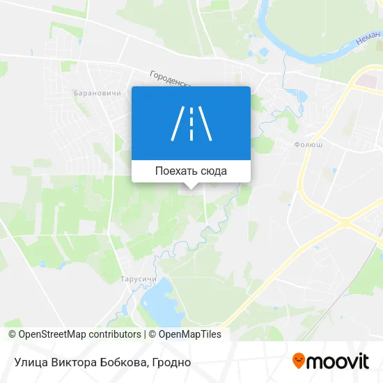 Карта Улица Виктора Бобкова