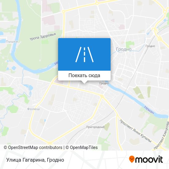 Карта Улица Гагарина