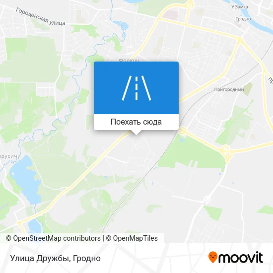Карта Улица Дружбы