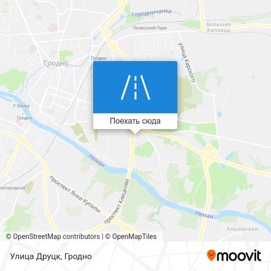Карта Улица Друцк