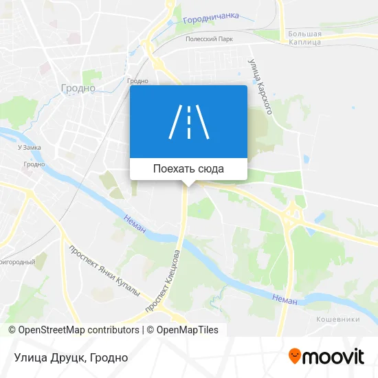 Карта Улица Друцк