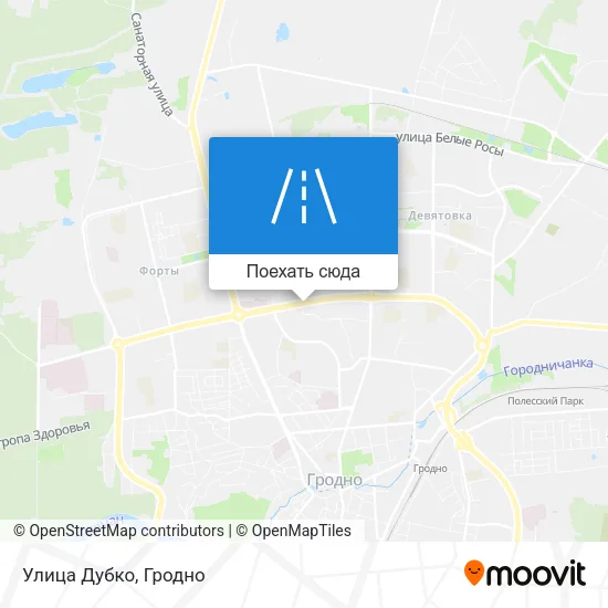 Карта Улица Дубко