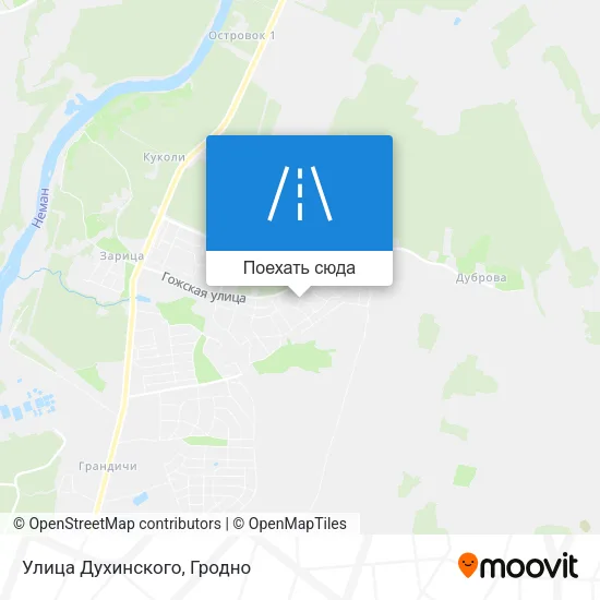 Карта Улица Духинского