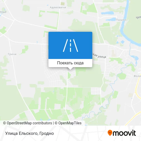 Карта Улица Ельского