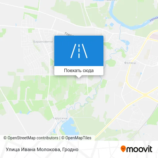 Карта Улица Ивана Молокова