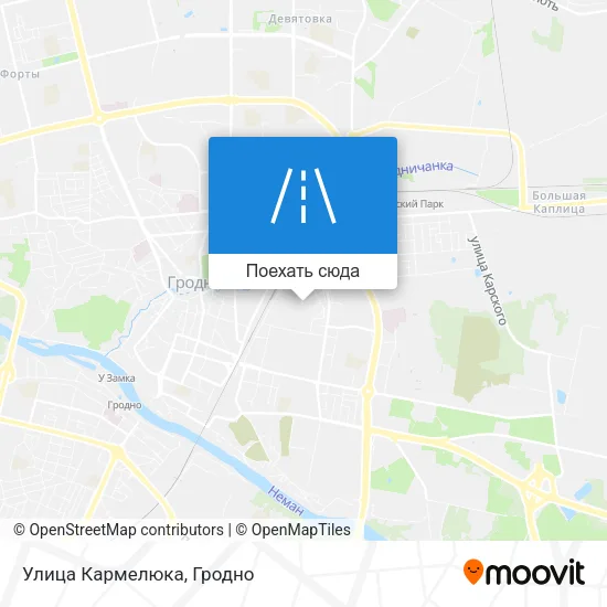 Карта Улица Кармелюка