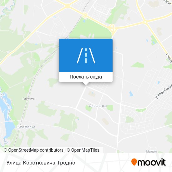 Карта Улица Короткевича