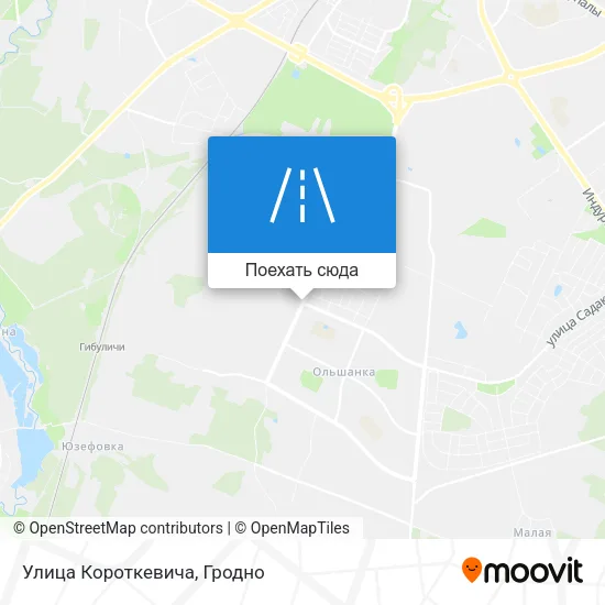 Карта Улица Короткевича