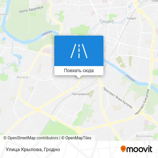 Карта Улица Крылова