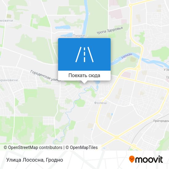 Карта Улица Лососна
