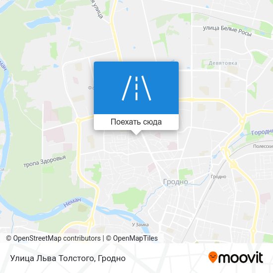 Карта Улица Льва Толстого